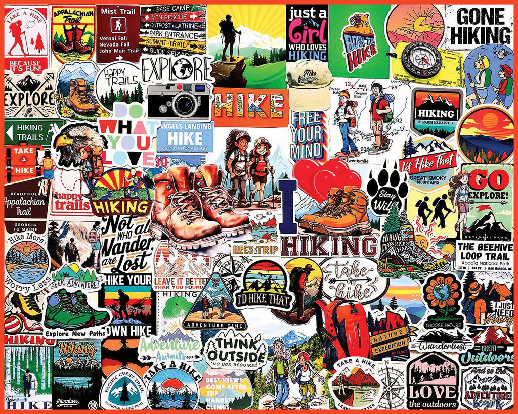 1000 Piece Jigsaw Puzzle - I Love Hiking (2172pz) – White Mountain