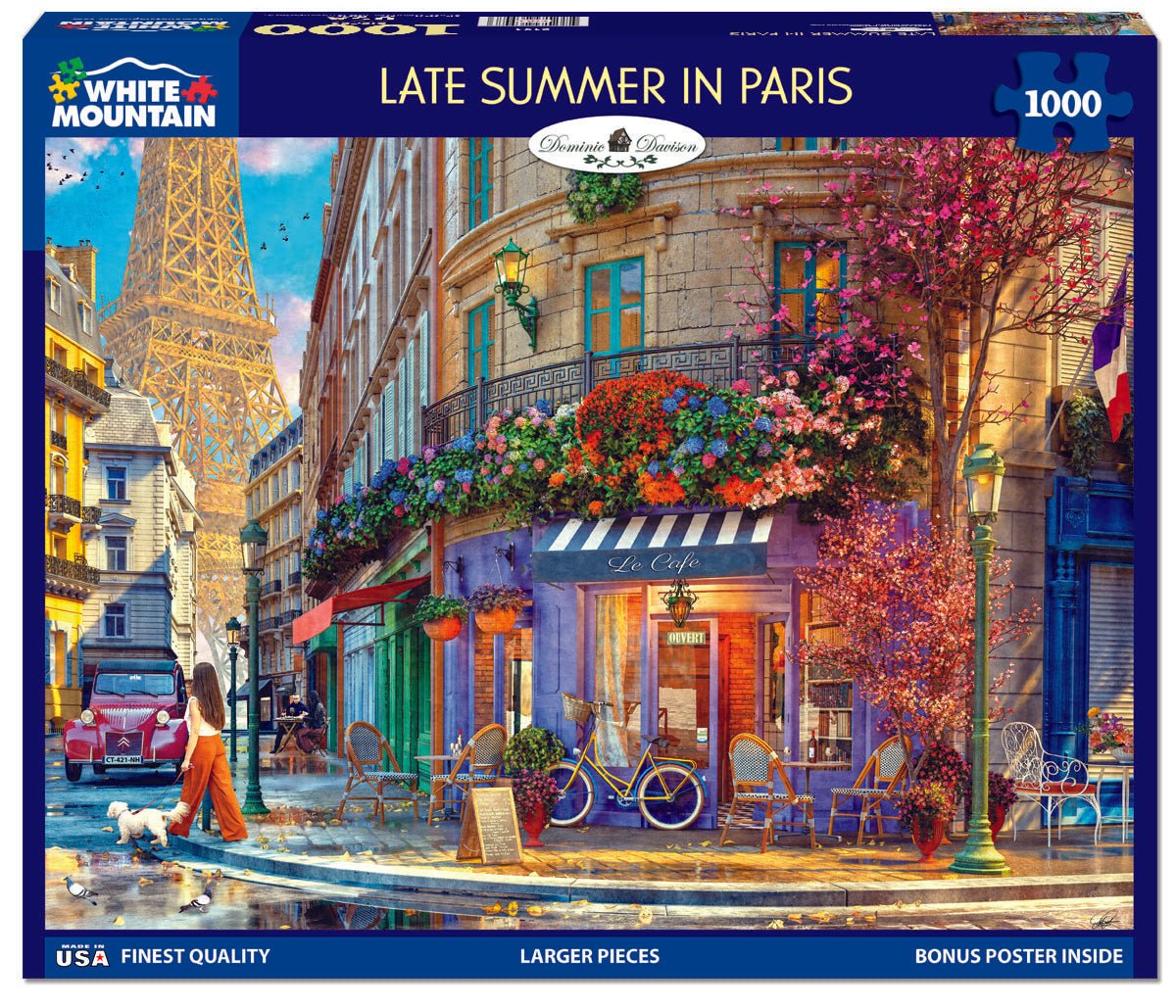 1000 Piece Jigsaw Puzzle - Late Summer In Paris (2194pz) – White