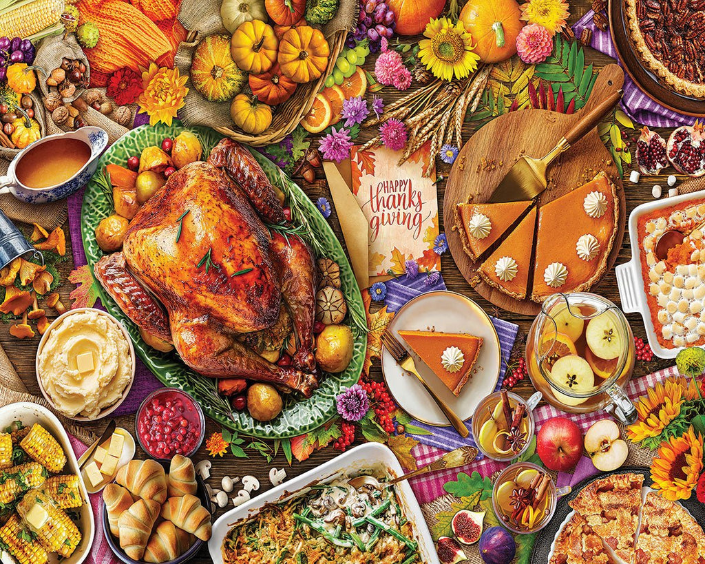 Ｔｈａｎｋｓ　Ｇｉｖｉｎｇ 1000 Piece Jigsaw Puzzle - Grateful Thanksgiving (2222pz) – White