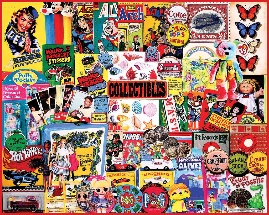 1000 Piece Jigsaw Puzzle - Things Kids Collect (2233pz) – White