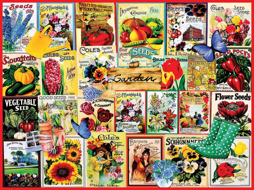 500 Piece Jigsaw Puzzle - Garden Seeds (2241pz) – White Mountain