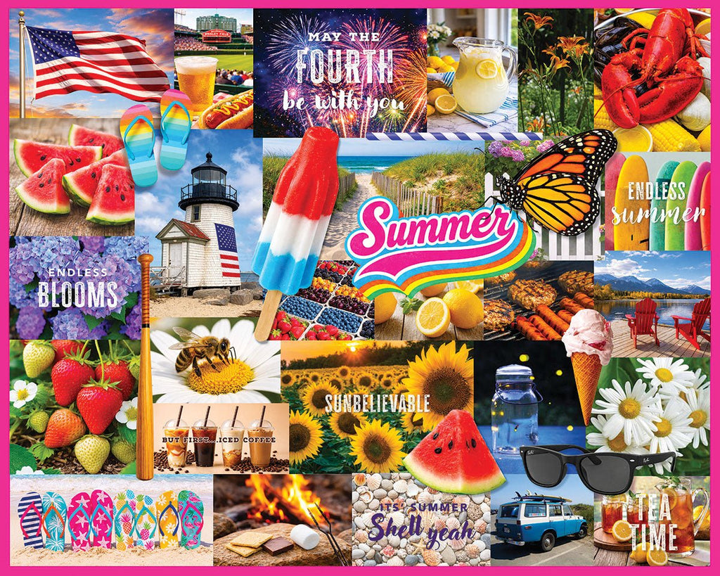 1000 Piece Jigsaw Puzzle - I Love Summer (2244pz) – White Mountain