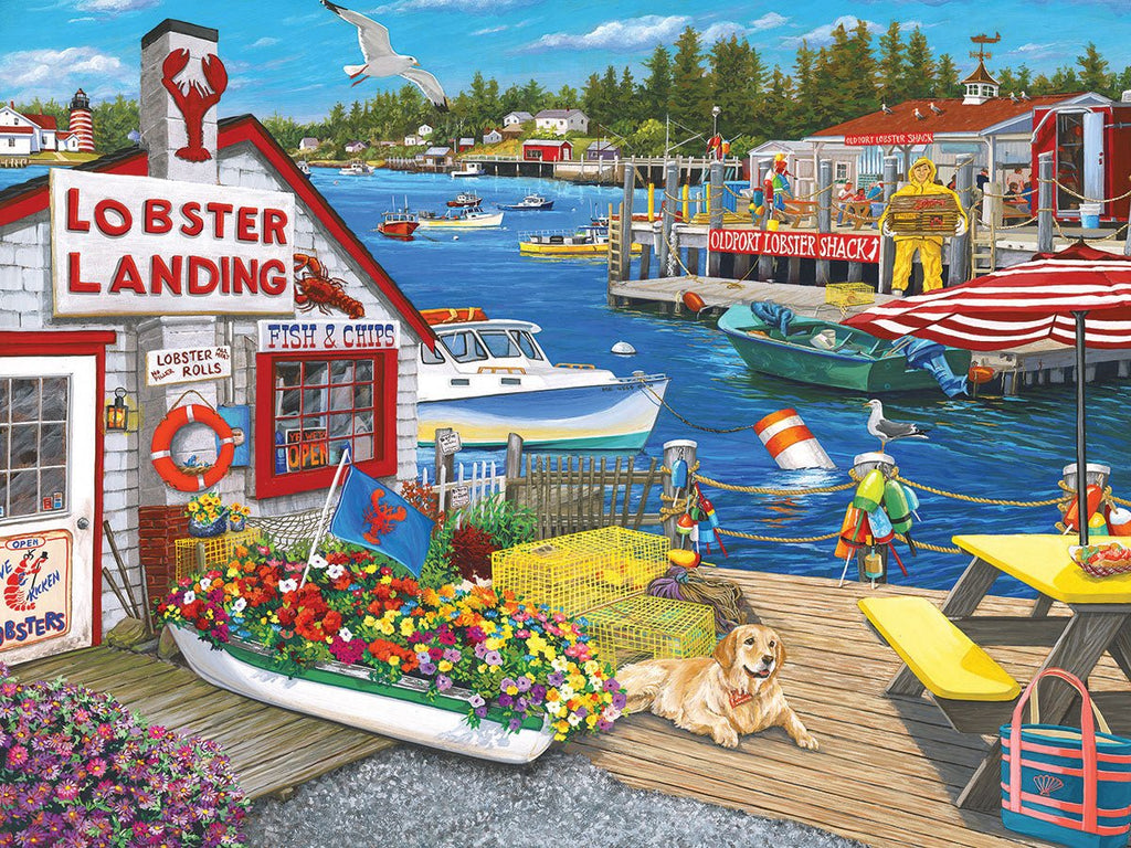 300 Piece Jigsaw Puzzle- Lobster Landing (2249pz) – White Mountain