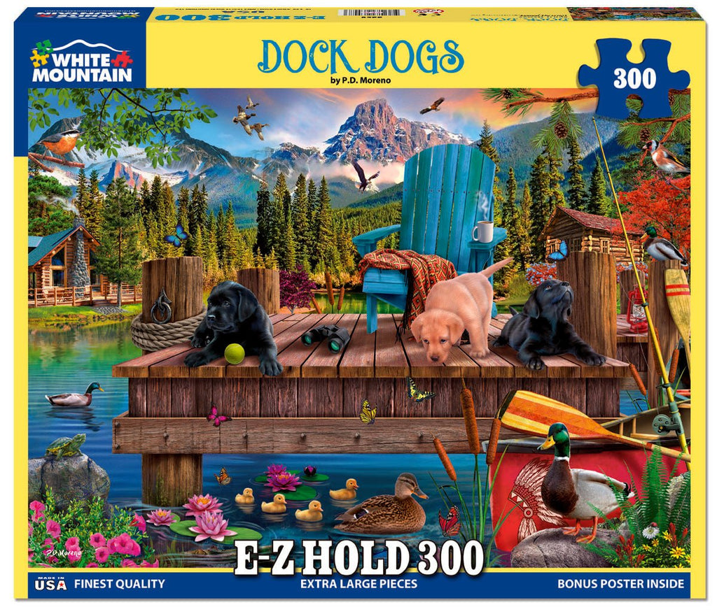 300 Piece Jigsaw Puzzle - Dock Dogs (2250pz) – White Mountain Puzzles