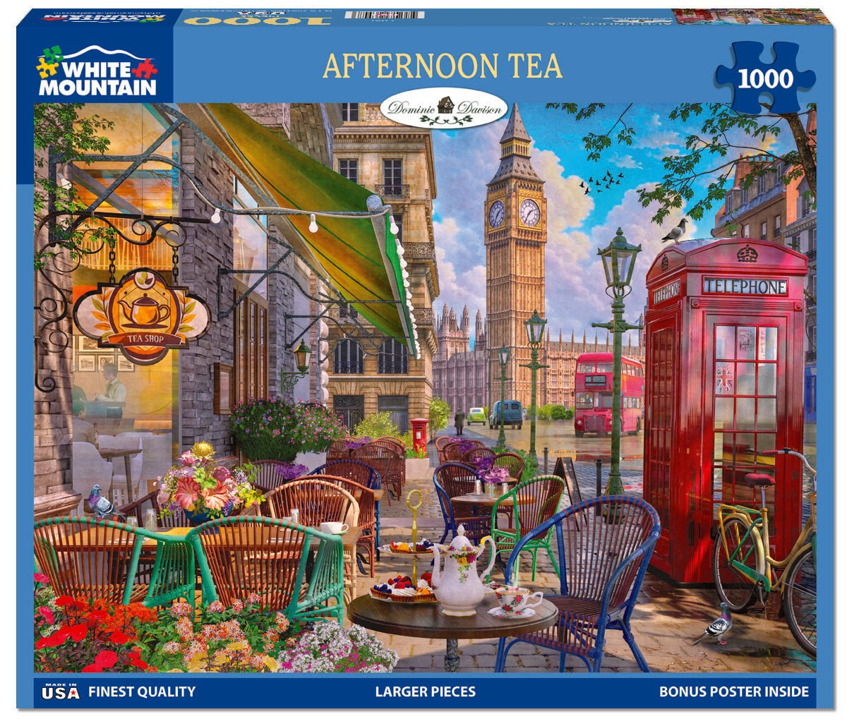 1000 Piece Jigsaw Puzzle - Afternoon Tea (2260pz) – White Mountain