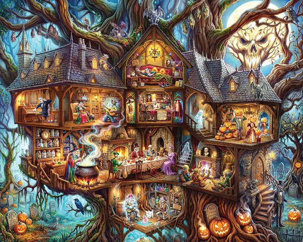 1000 Piece Jigsaw Puzzle - Monster Treehouse (2269pz) – White