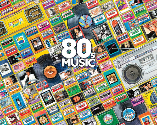 1000 Piece JIgsaw Puzzle - 80's Music (2290pz) – White Mountain