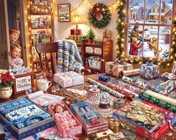 1000 Piece Jigsaw Puzzle - Christmas Wrapping (2292pz) – White