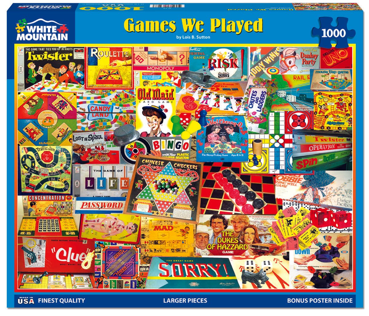 White Mountain Puzzles Vanity Plates – 1000 Piece Jigsaw Puzzle Of U.S. License Plates - View #3