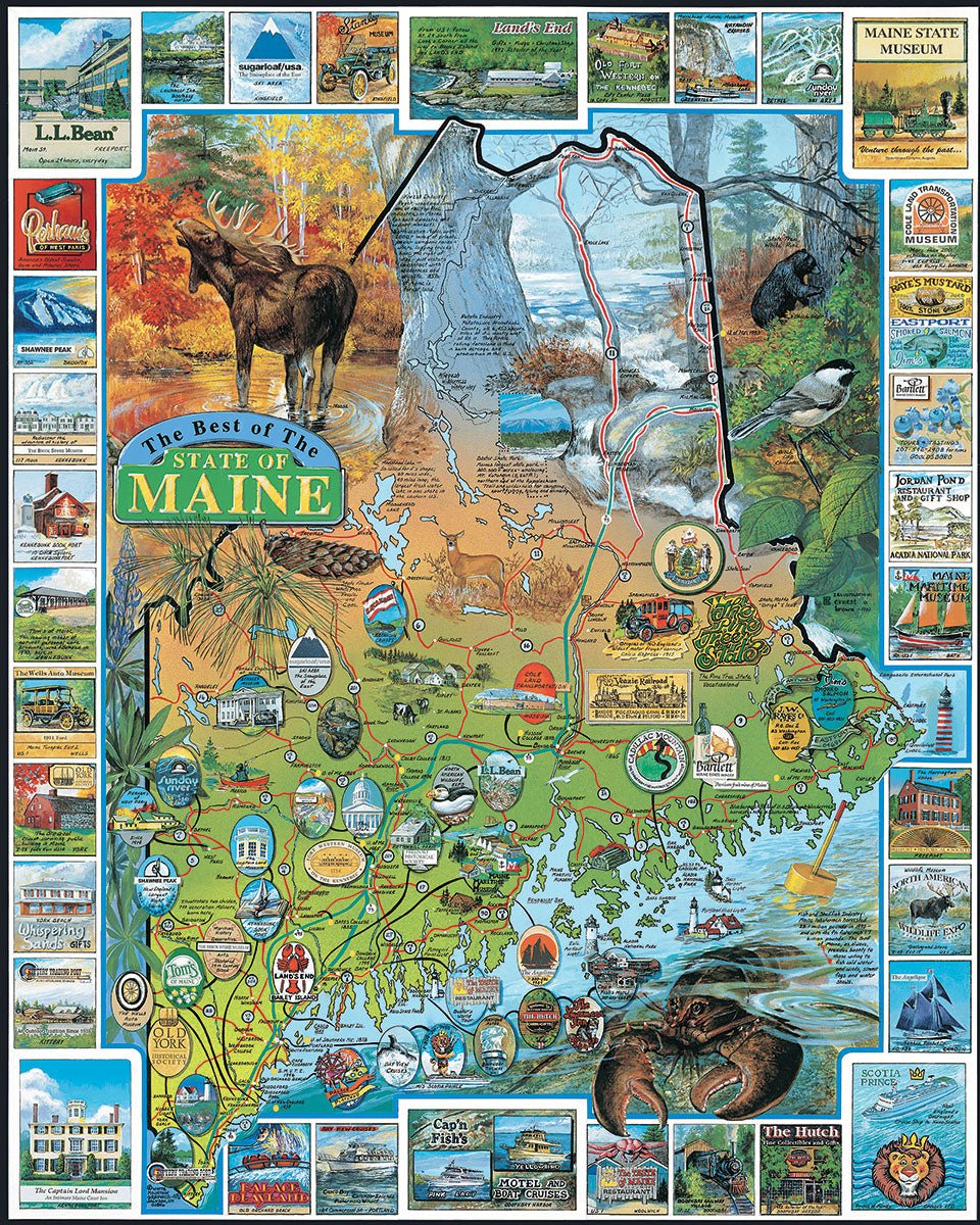 Best Maine 1000 Piece Jigsaw Puzzle