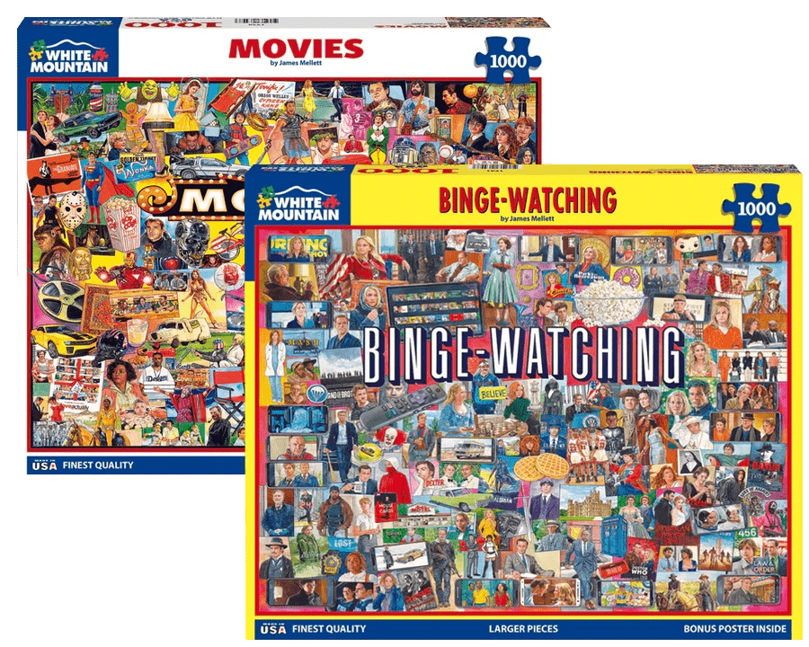 White Mountain Puzzles Les Années Soixante-dix - Casse-tête de 1 000 pièces White Mountain Puzzles Les Années Soixante-dix - Casse-tête de 1 000 pièces