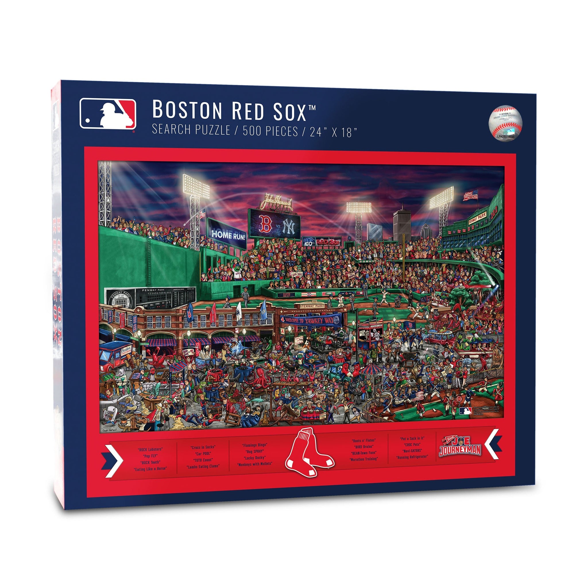 Boston Red Sox - 500 Piece Jigsaw Puzzle – White Mountain Puzzles
