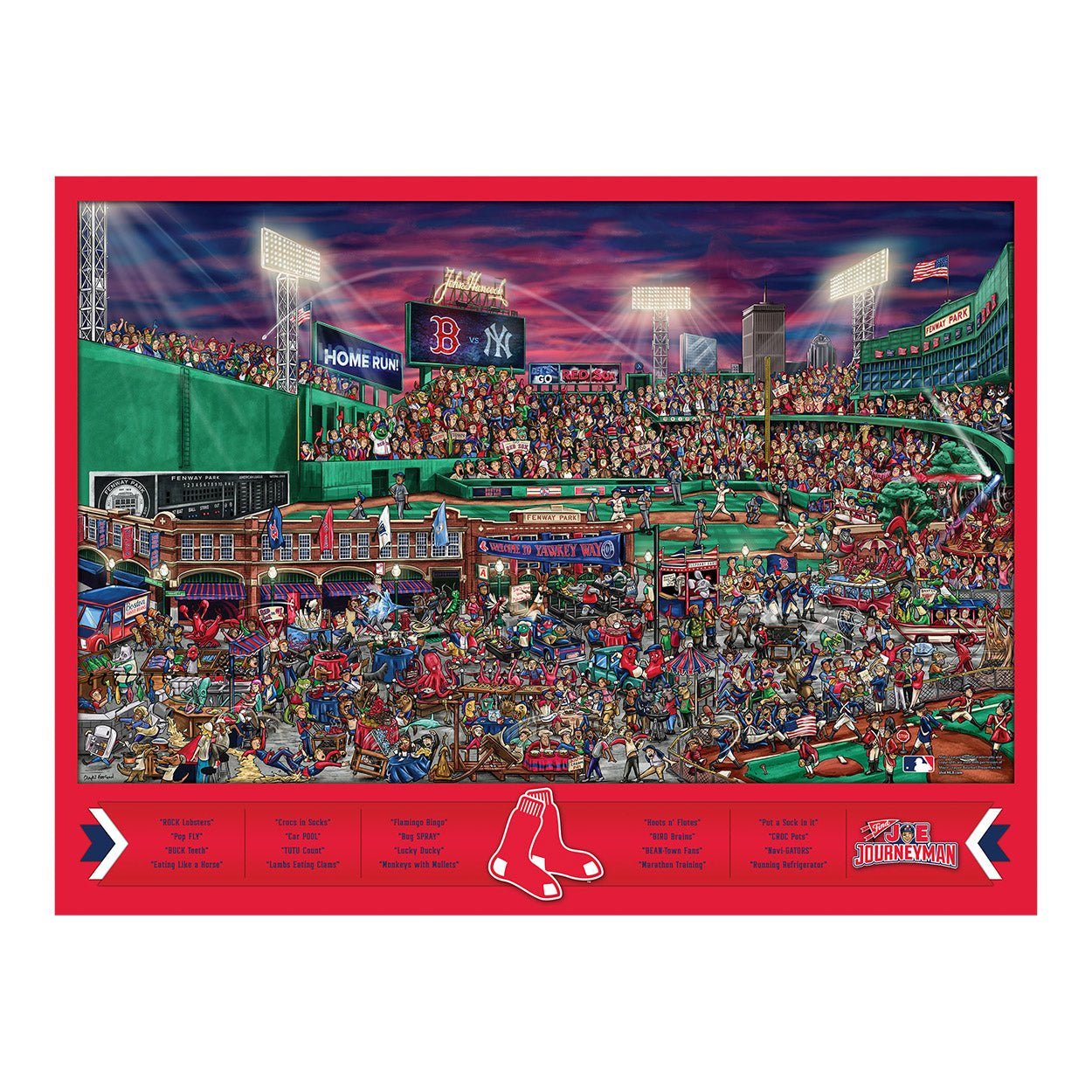 Boston Red Sox - 500 Piece Jigsaw Puzzle – White Mountain Puzzles
