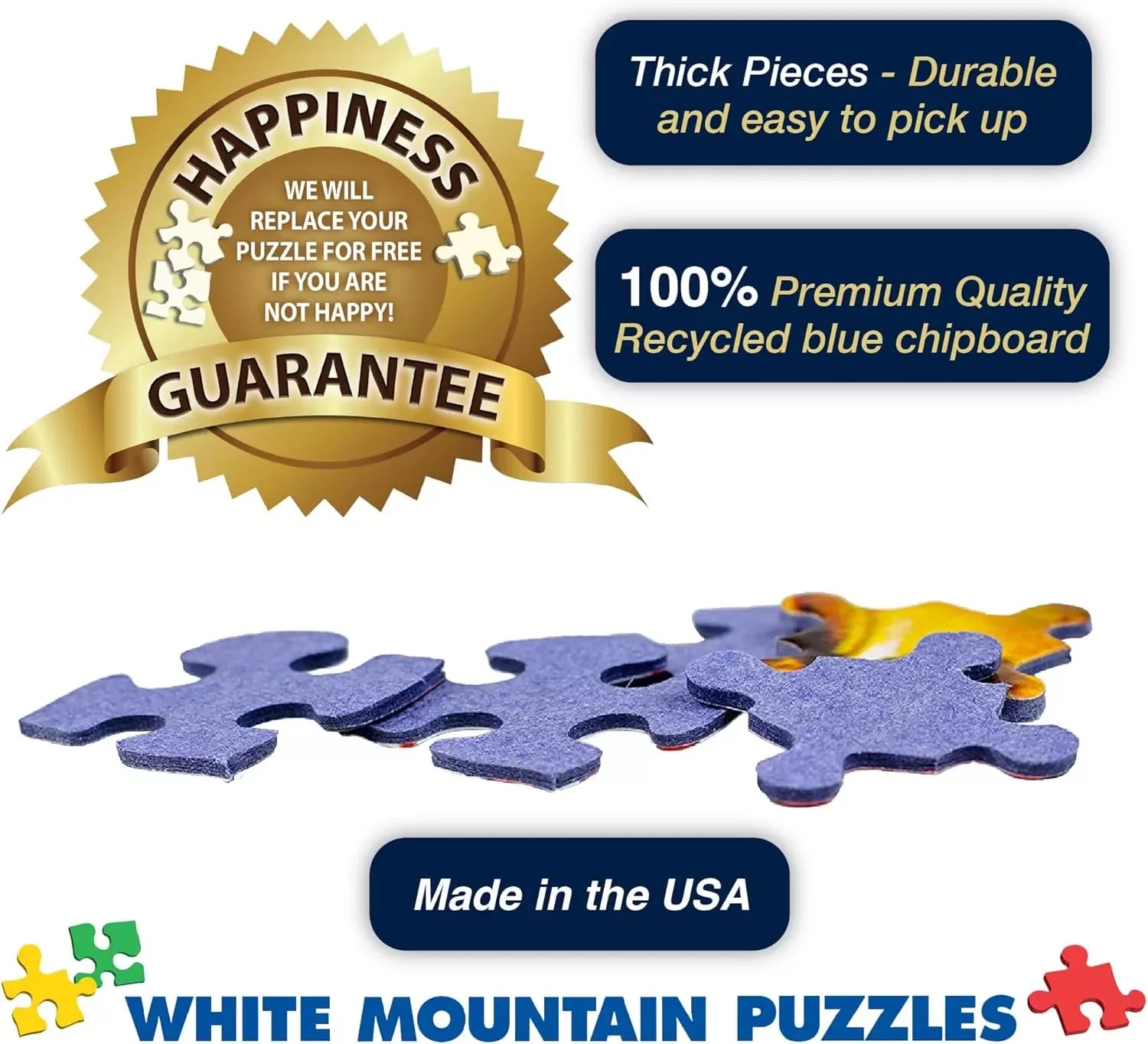 Visiting the Snowman - 500 Piece Jigsaw Puzzle – White Mountain
