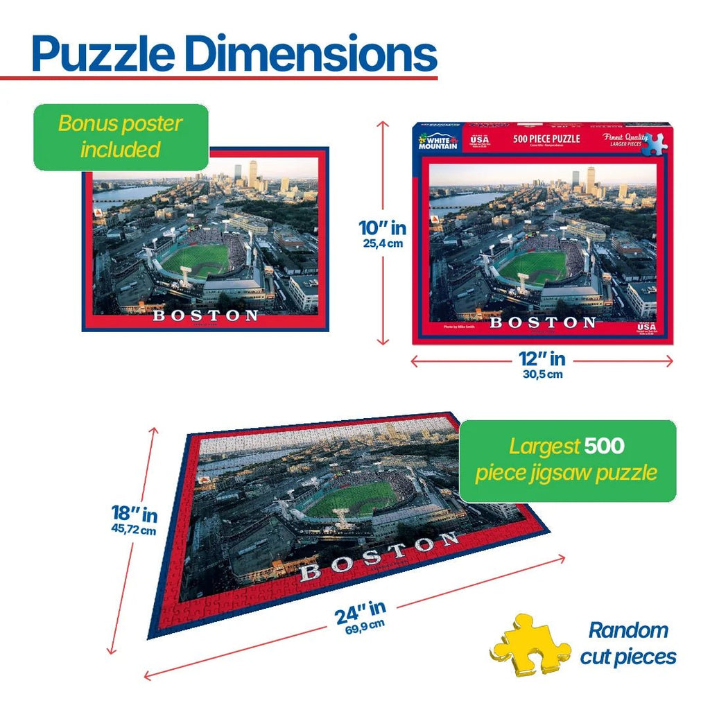 Boston - Fenway Park - 500 Piece Jigsaw Puzzle – White Mountain