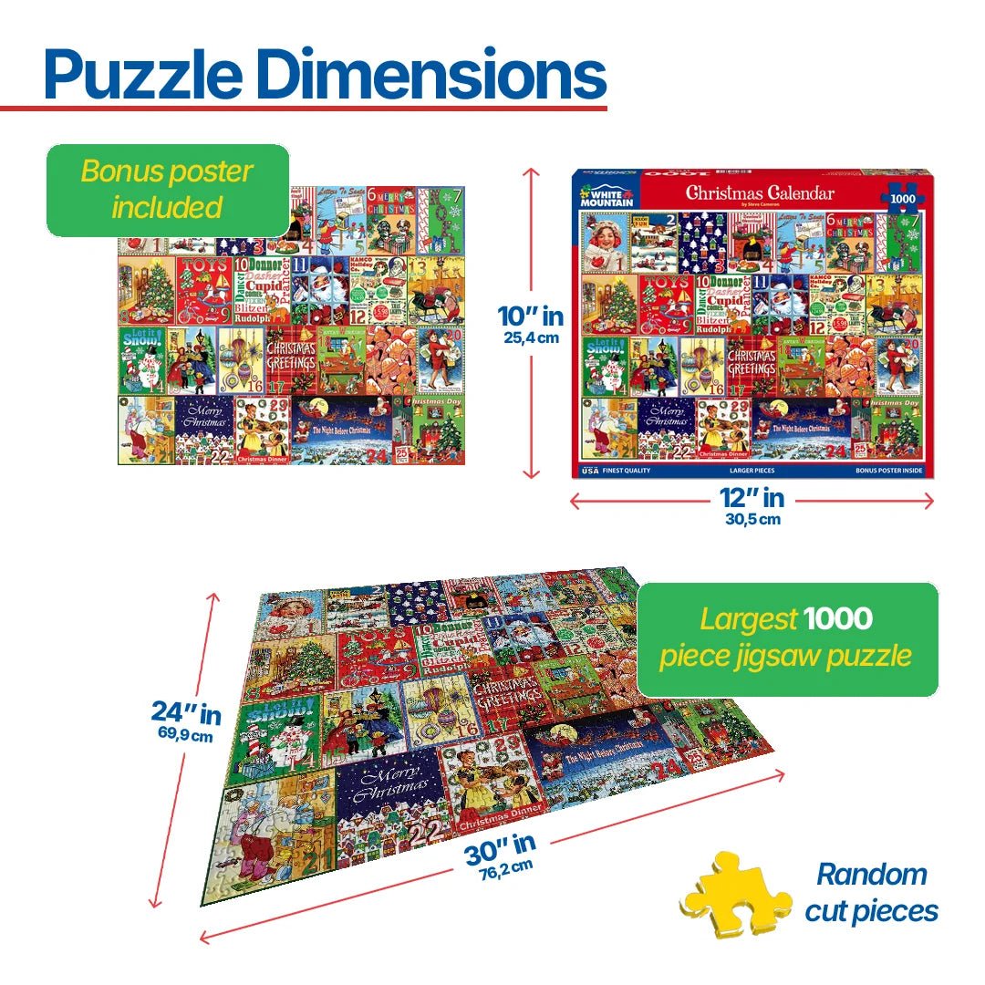 MISITU Puzzle 1000 pezzi per adulti grande albero di Natale 70 MISITU Puzzle 1000 pezzi per adulti grande albero di Natale 70
