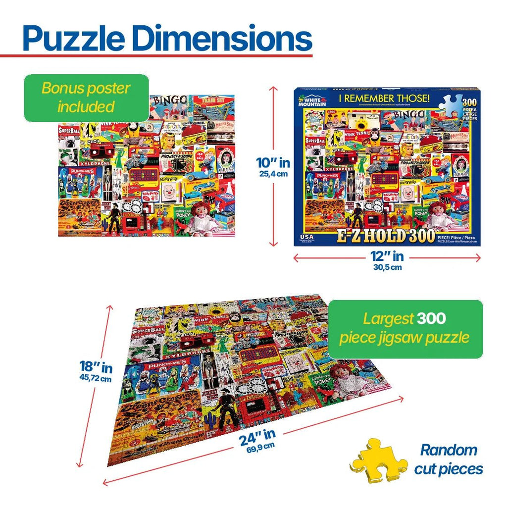 I Remember Those - 300 Piece Jigsaw Puzzle – White Mountain Puzzles I Remember Those - 300 Piece Jigsaw Puzzle – White Mountain Puzzles