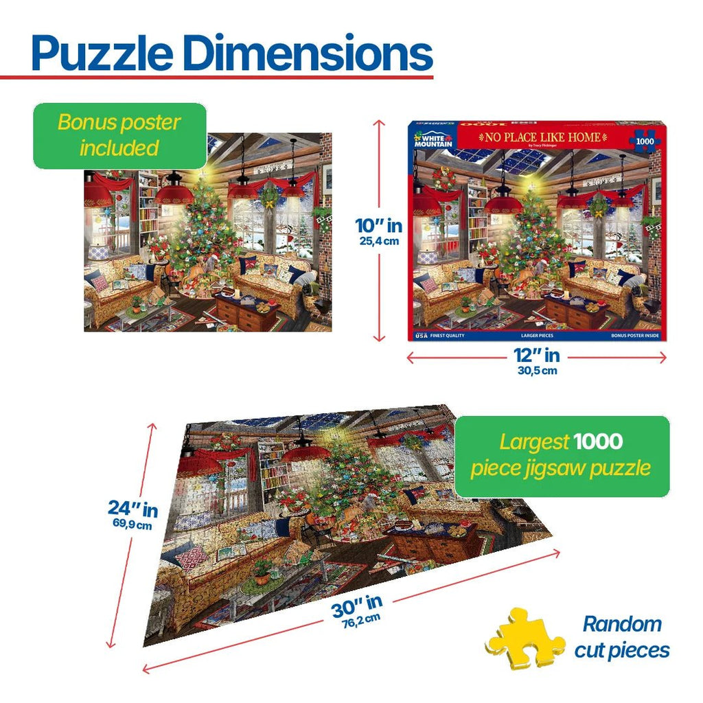 1000 Piece Jigsaw Puzzle - No Place Like Home (1896pz) – White