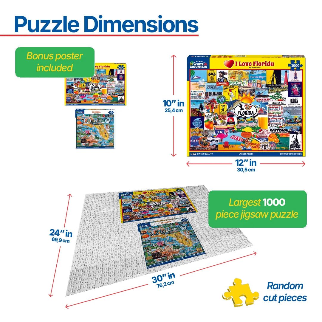 Set of 2: Florida Bundle 1000 Piece – White Mountain Puzzles