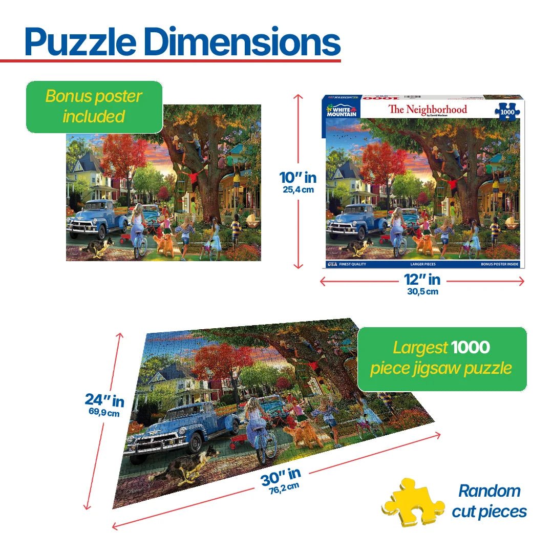 Puzzle Novel Neighborhood - Galison - 1000 pièces Puzzle Novel Neighborhood - Galison - 1000 pièces