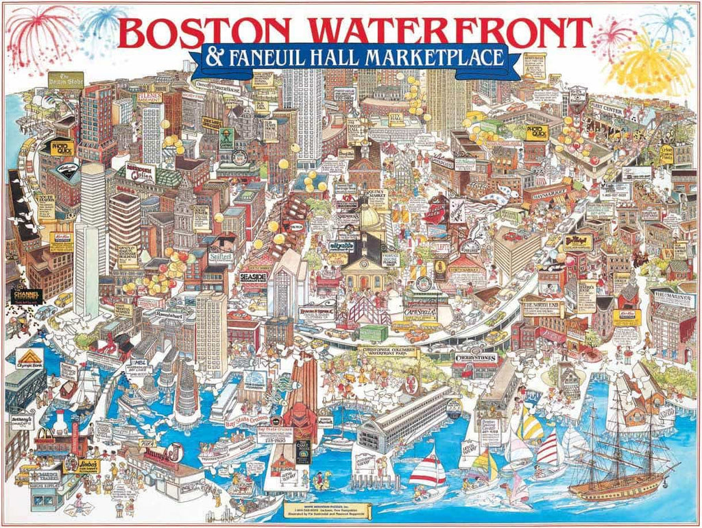 Boston, MA (07pz) - 1000 Piece Jigsaw Puzzle