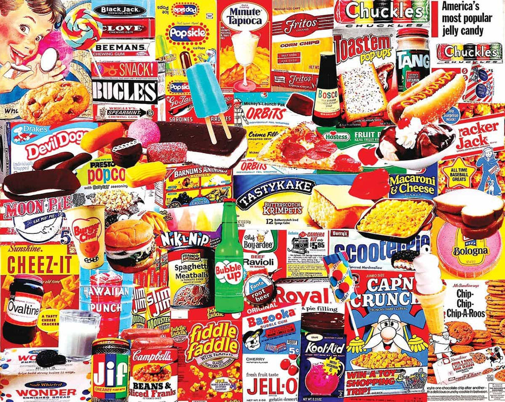 Things I Ate As A Kid (1110pz) - 1000 Piece Jigsaw Puzzle