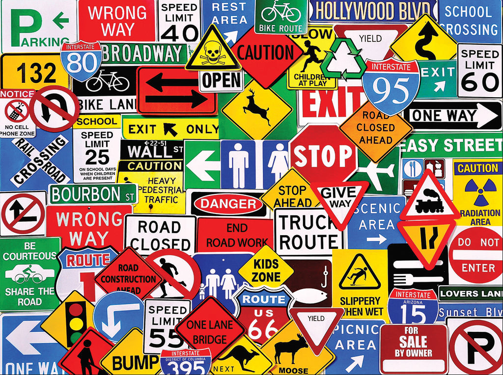 Road Signs (1149pz) - 500 Pieces