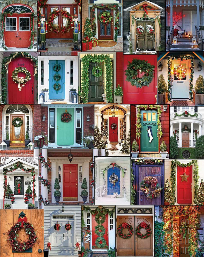 Holiday Doors (1169pz) - 1000 Piece Jigsaw Puzzle