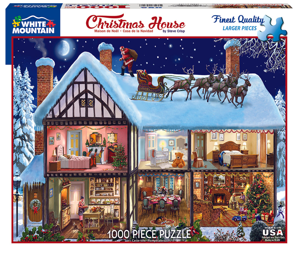 Christmas House (1177pz) - 1000 Piece Jigsaw Puzzle