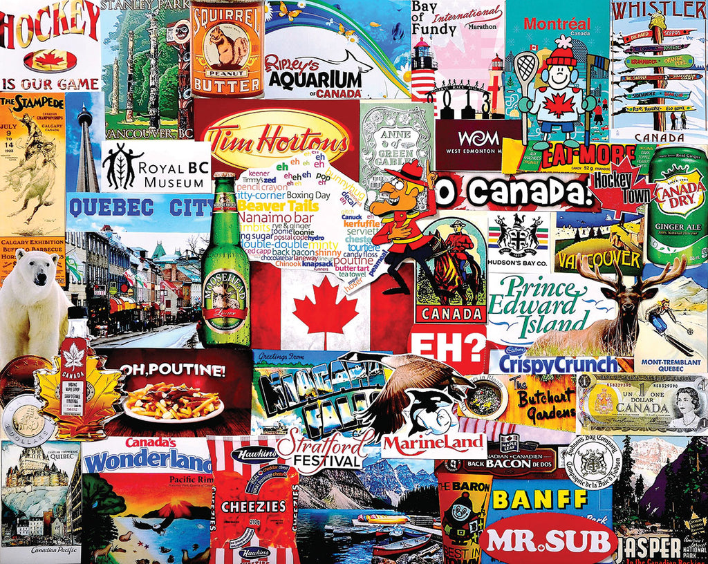 I Love Canada (1298pz) - 1000 Piece Jigsaw Puzzle