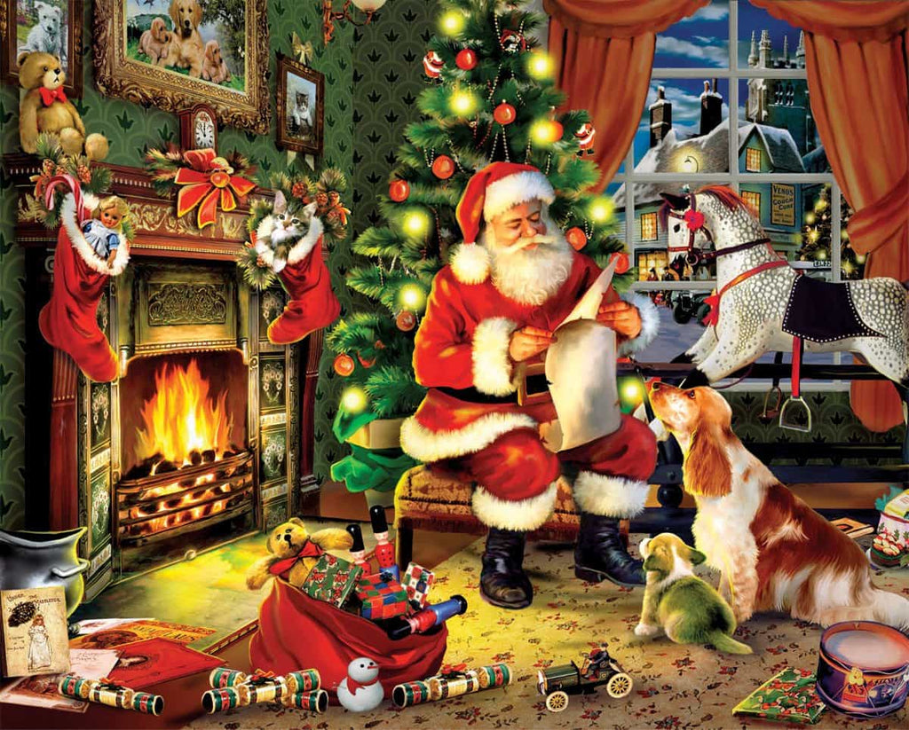Santa's List (1302pz) - 300 Piece Jigsaw Puzzle