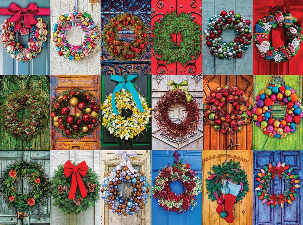 Holiday Wreaths (1326pz) - 500 Pieces