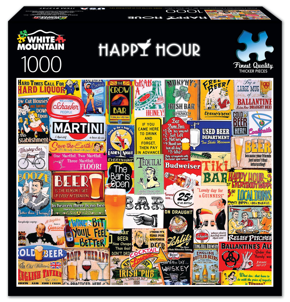 Happy Hour (1374t) - 1000 PC (Small 20"x27" Format)