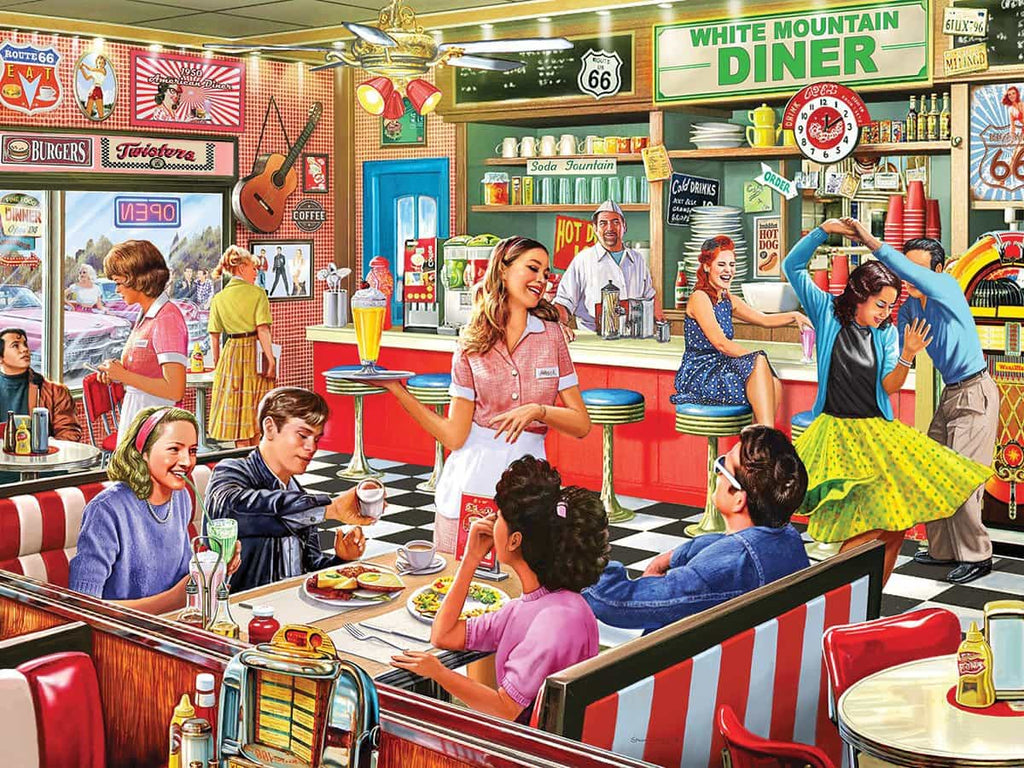 American Diner (1397pz) - 1000 Piece Jigsaw Puzzle