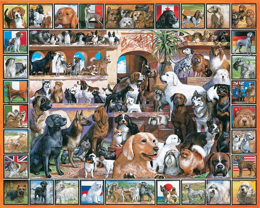 Puppy Portraits (1853pz) - 500 Piece Jigsaw Puzzle