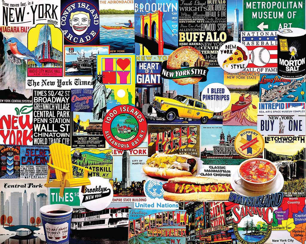 New York New York (1447pz) - 1000 Piece Jigsaw Puzzle