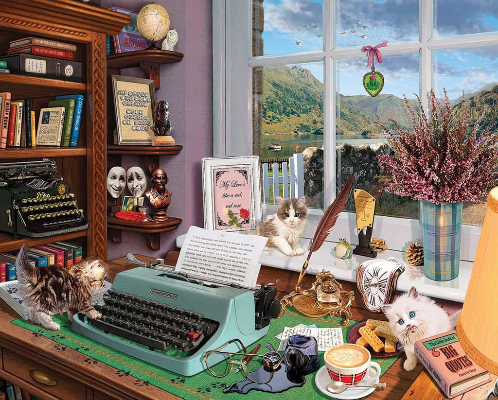Writer's Desk (1493pz) - 1000 Piece Jigsaw Puzzle