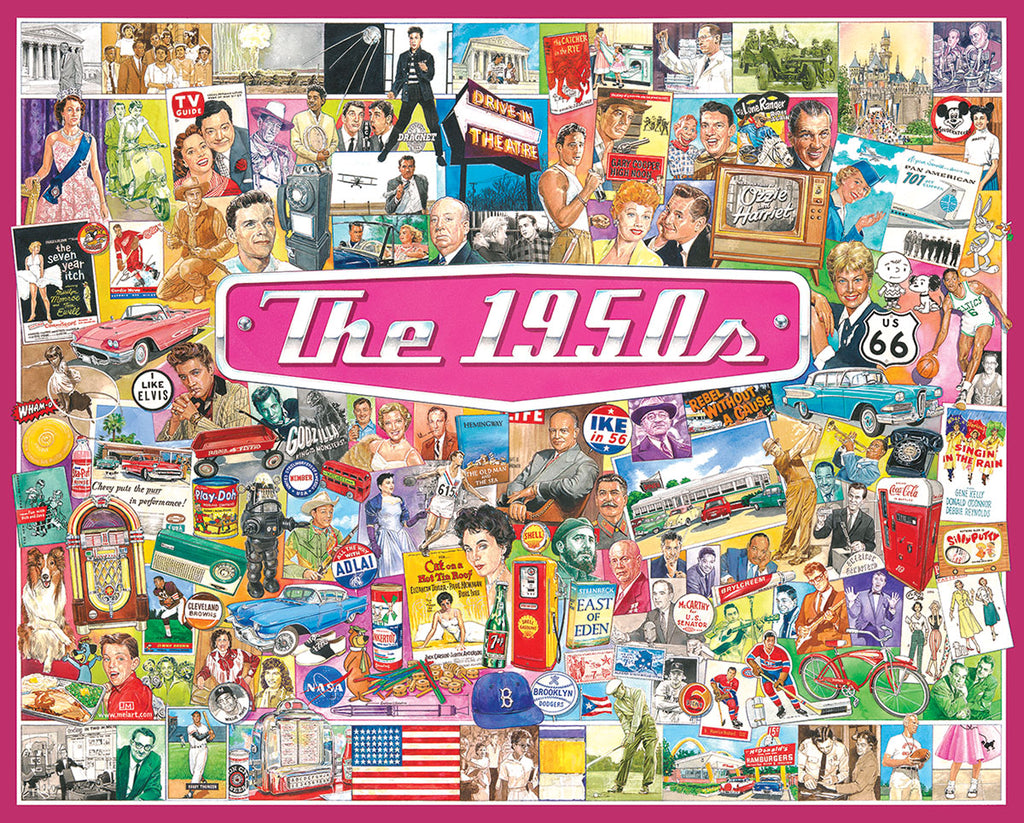 The 1950's (1536pz) - 1000 Piece Jigsaw Puzzle