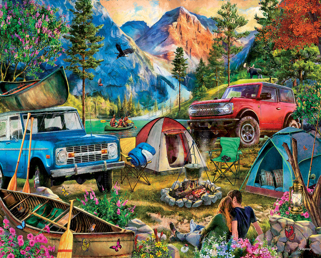 Camping Trip (1630pz) - 1000 Piece Jigsaw Puzzle