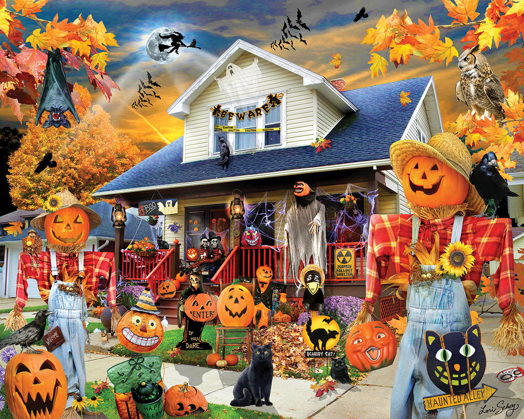 Haunted House (1664pz) - 1000 Piece Jigsaw Puzzle