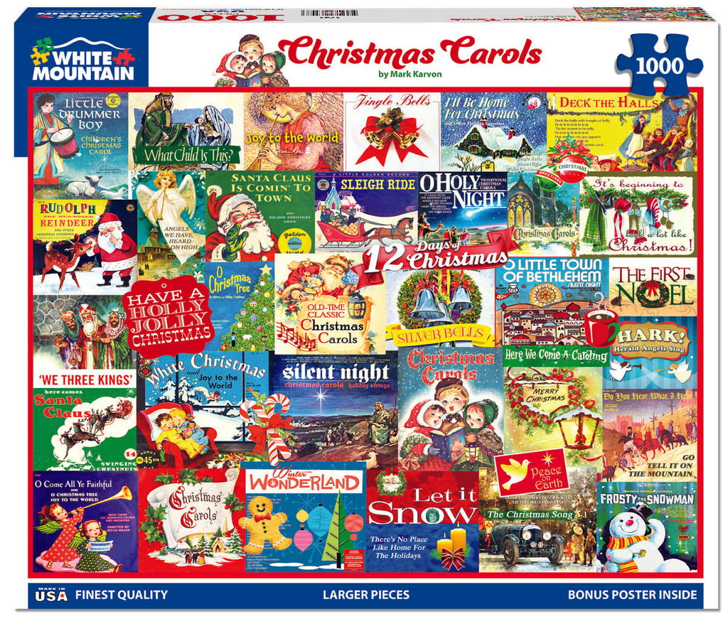 Christmas Carols (1721pz) - 1000 Piece Jigsaw Puzzle