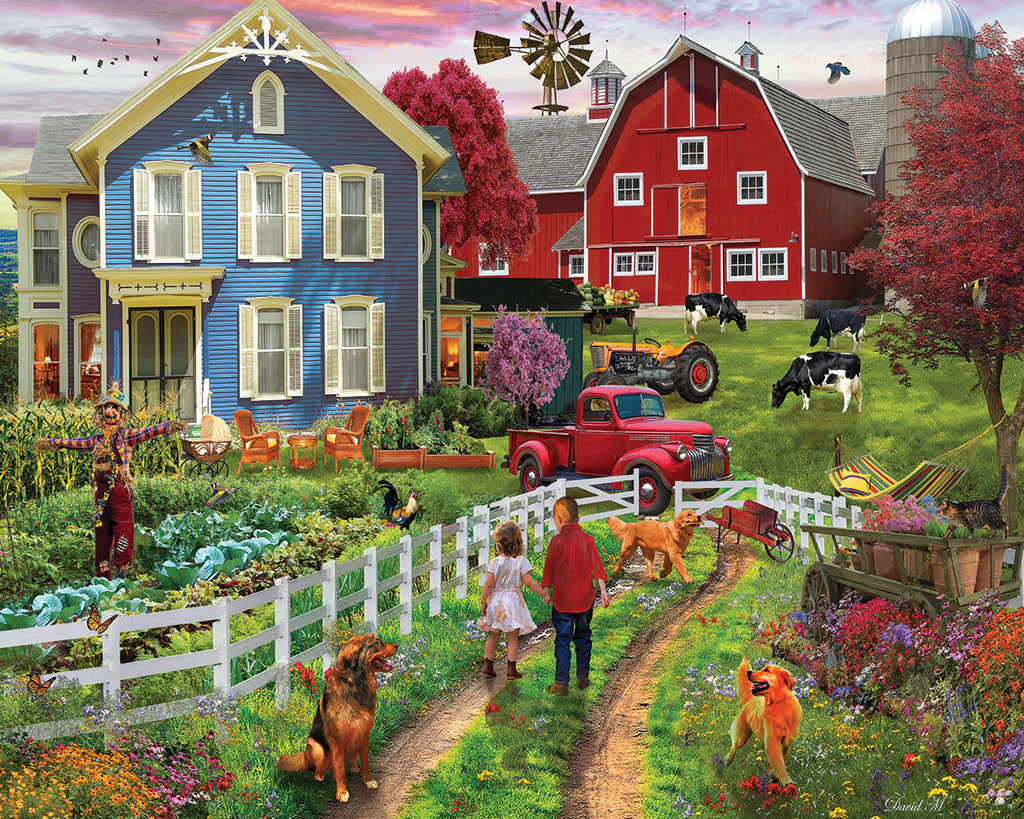 Country Farm Life (1744pz) - 1000 Piece Jigsaw Puzzle
