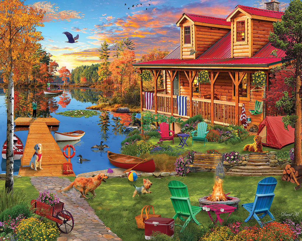 Adventures At The Lake (1746pz) - 1000 Piece Jigsaw Puzzle