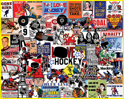 I Love Hockey (1770pz) - 1000 Piece Jigsaw Puzzle
