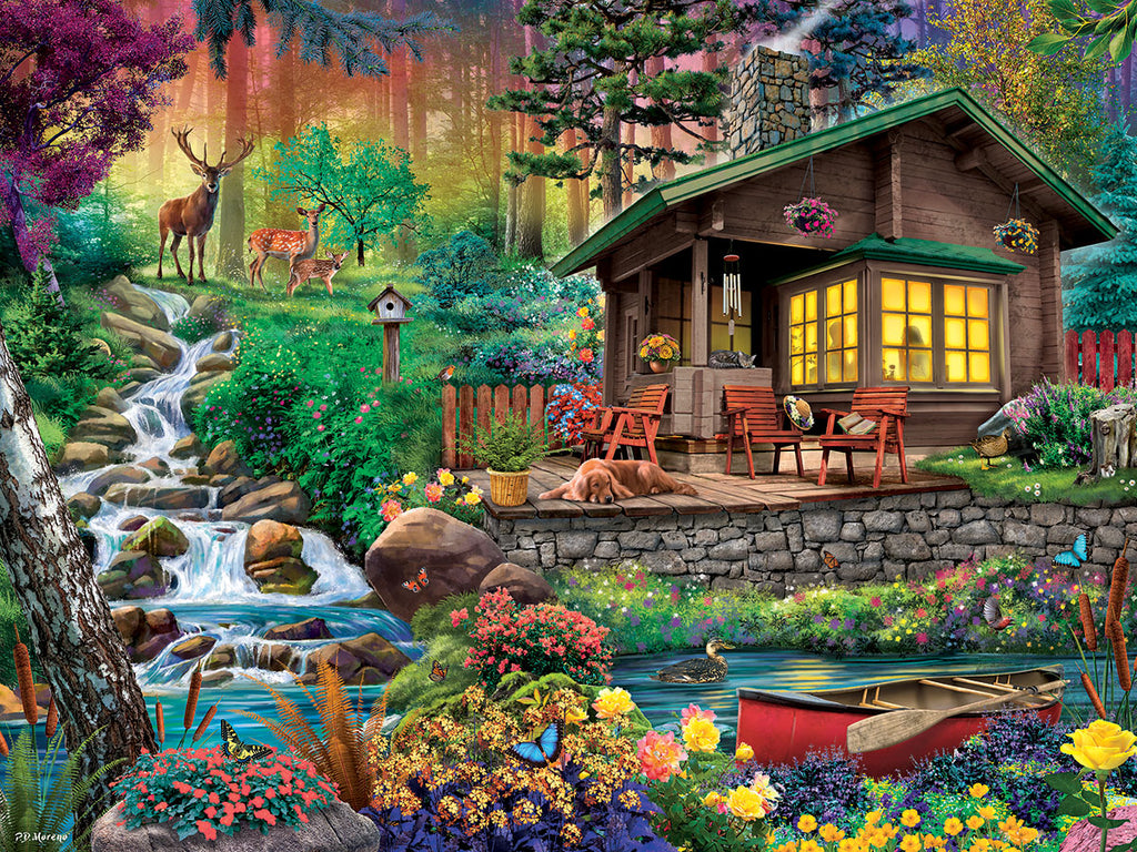 Cabin In The Woods (1809pz) - 500 Piece Jigsaw Puzzle