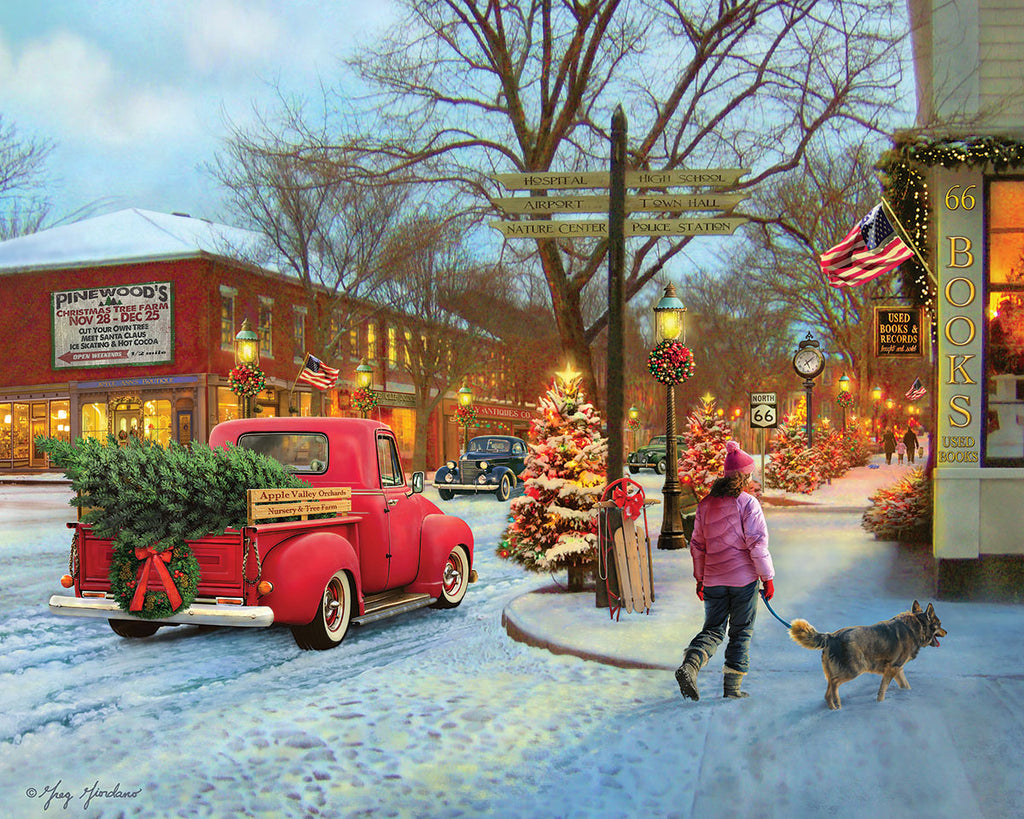 Main Street Christmas (1817pz) - 1000 Piece Jigsaw Puzzle
