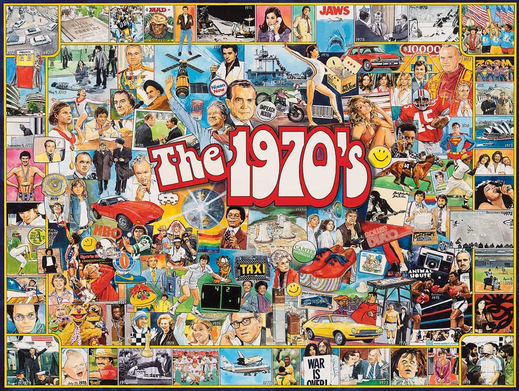 The 1970's (478pz) - 1000 Piece Jigsaw Puzzle