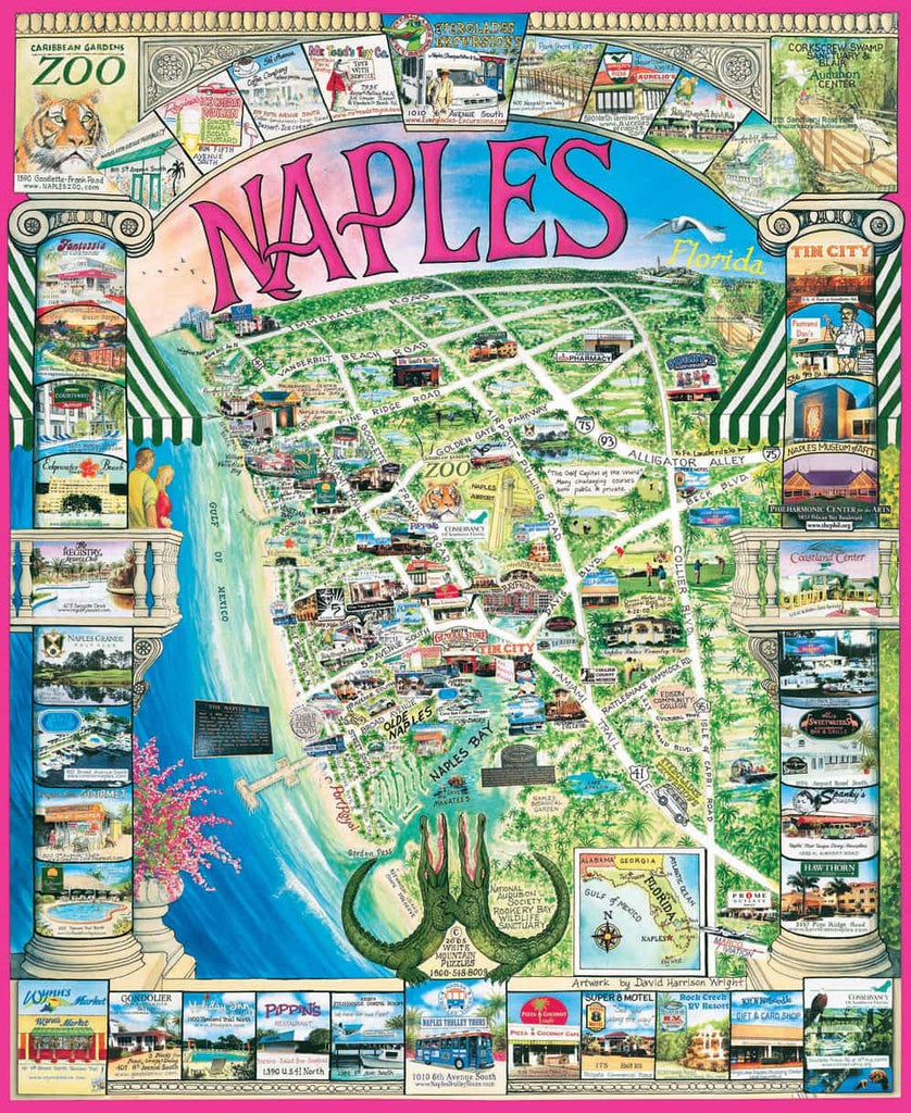 Naples, FL  (50pz) - 1000 Piece Jigsaw Puzzle