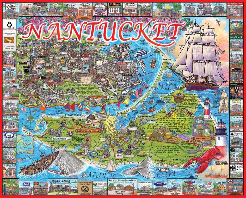 Nantucket, MA (533pz)- 1000 Piece Jigsaw Puzzle