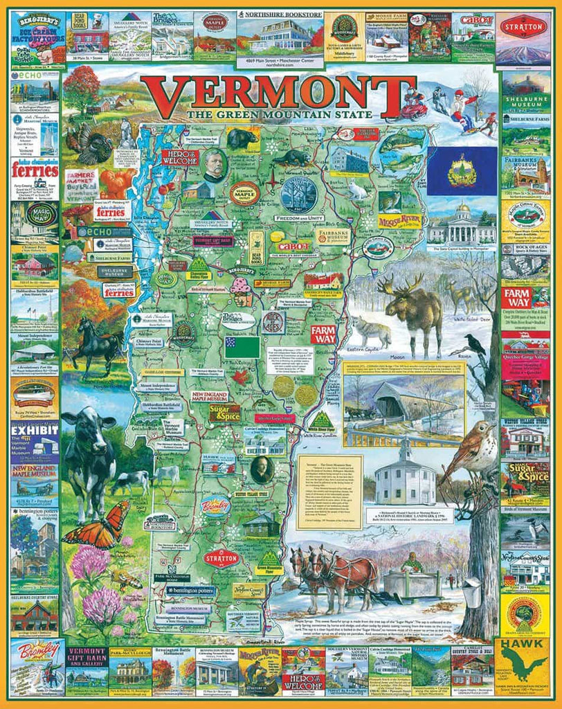 Vermont (655pz) - 1000 Piece Jigsaw Puzzle